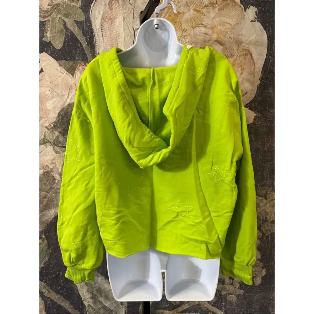 Anthropologie x Saturday/Sunday Starry Cropped Hoodie Size S